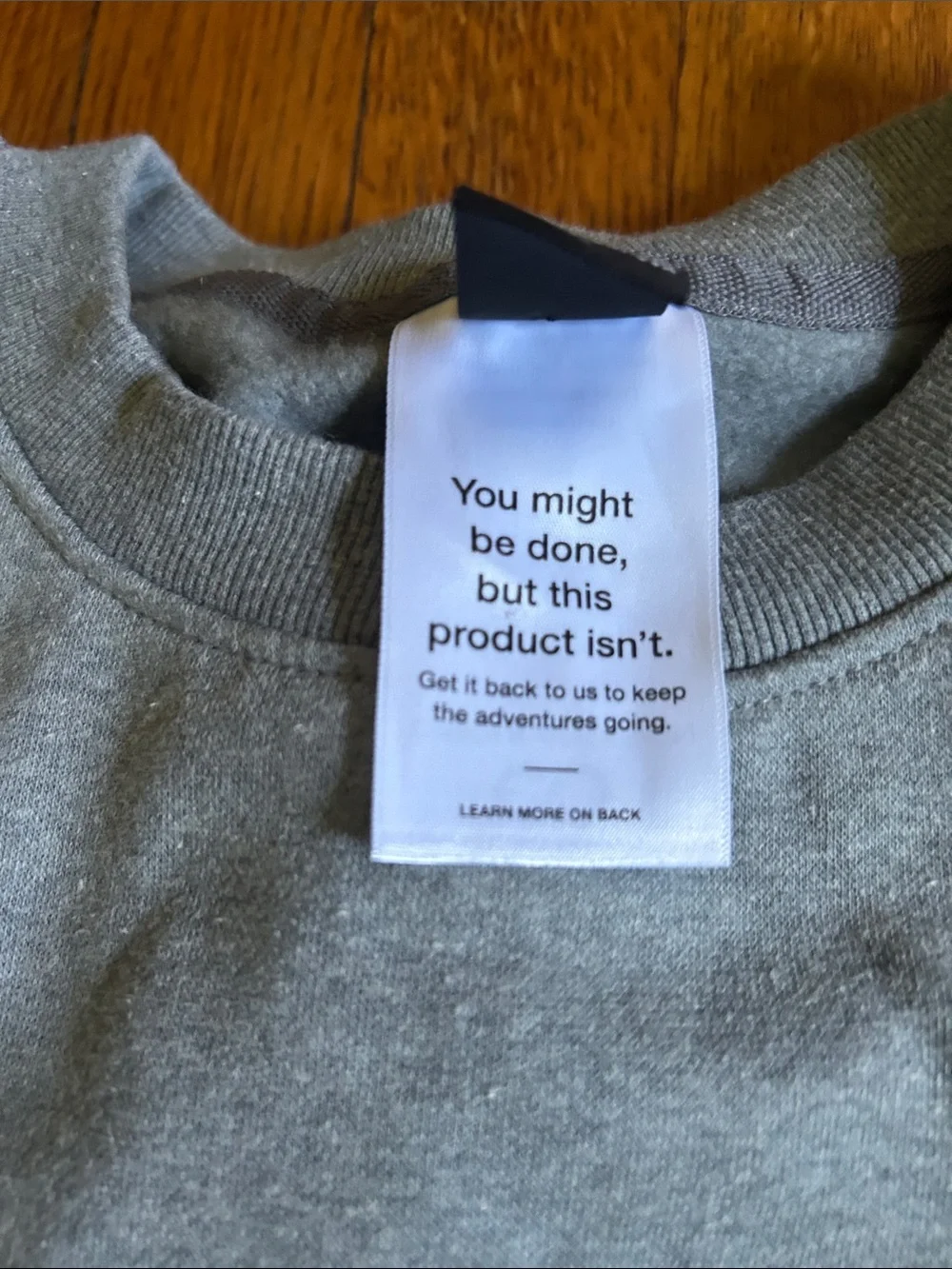 The North Face Grey Sweatshirt with Green Florida Graphic